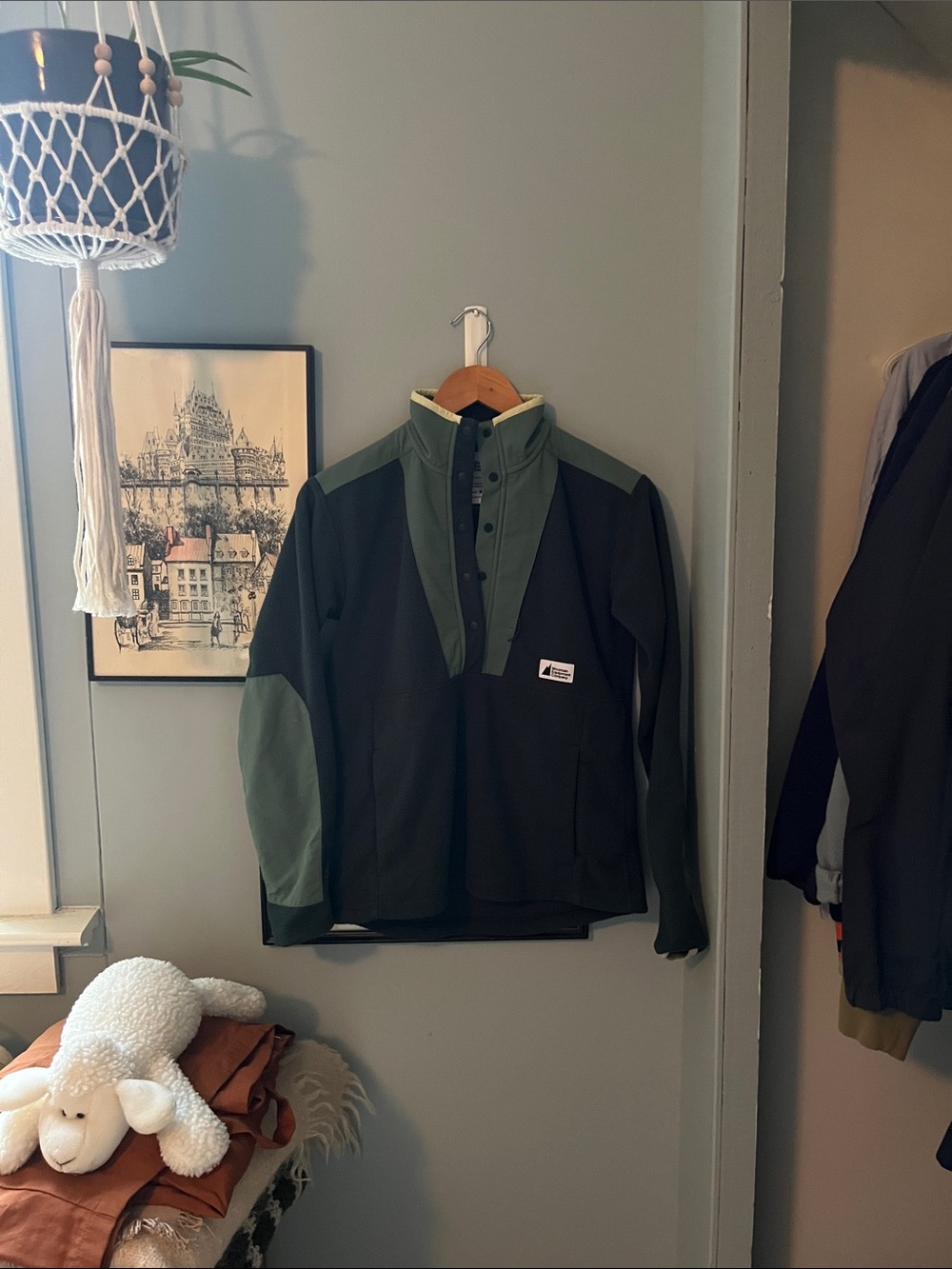 MEC Two-Tone Teal Pullover Fleece